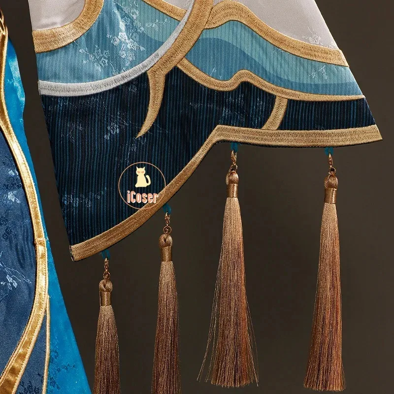 Ruan Mei Cosplay Costume Dress Wig Honkai Star Rail Uniform Earrings Headwear Scholar Genius Society Halloween Party for Women