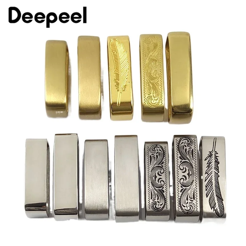 

1Pc 35/40mm Metal Belts Loops Brass Leather Belt Rings Buckle for Men's Jeans Waistband Clothing DIY Craft Hardware Accessories