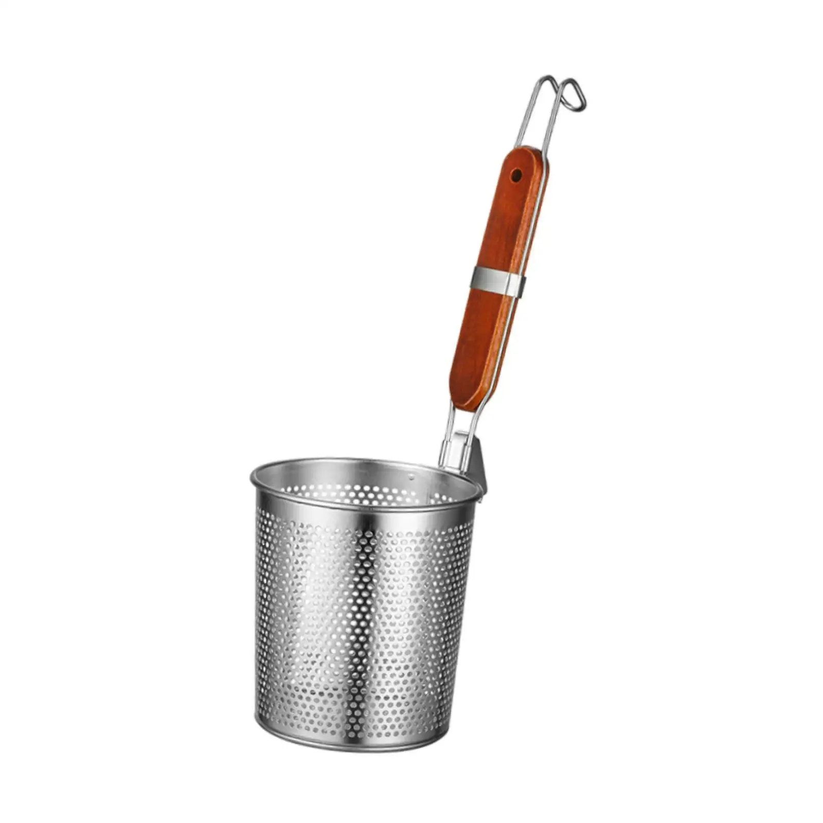 Pasta Draining Basket Spaghetti Strainer Spoon Skimmer Pasta Noodle Strainer for Cooking Restaurant Chips Straining Barbecue