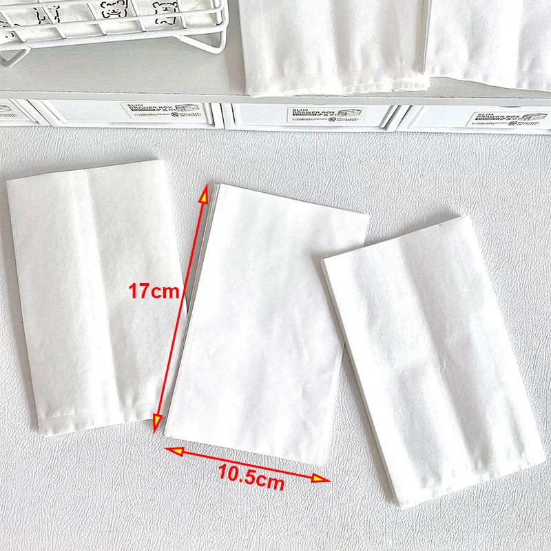 10pcs Idol Photo Cards Packaging Bags 10.5*17cm White Paper Pouches with Wire fit Jewelry Packing Storage Organizer Supplier