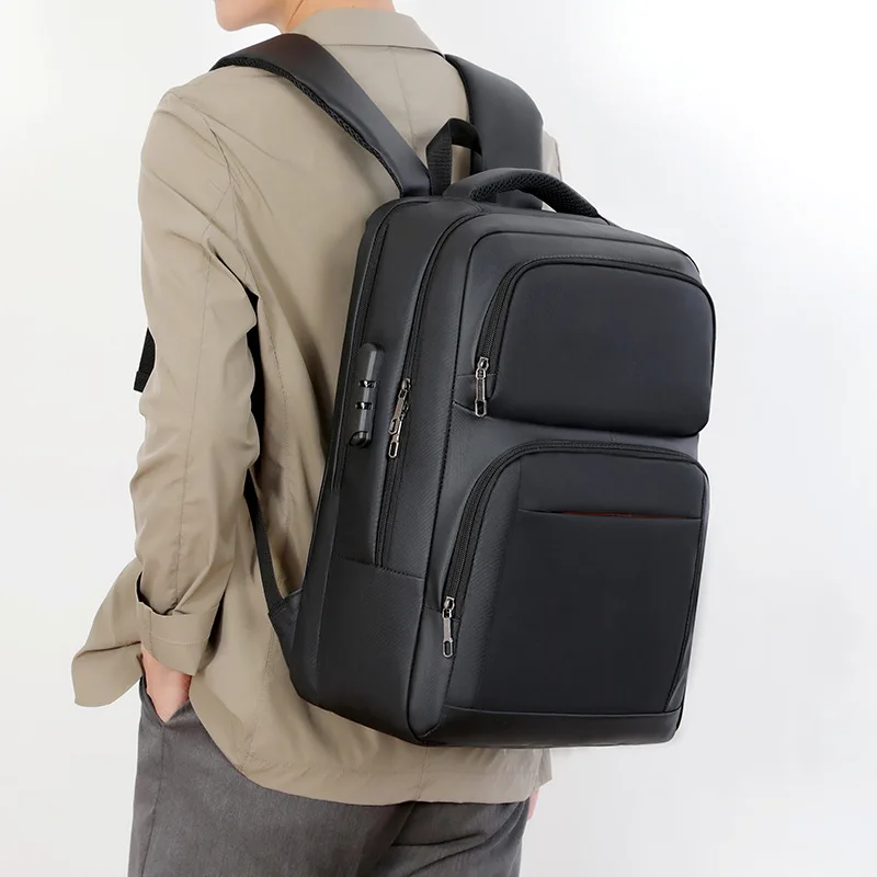 Men's Travel Backpack High Quality Business Trip Backpacks for Men 16 inch Laptop Bag with Password Lock College School Backpack