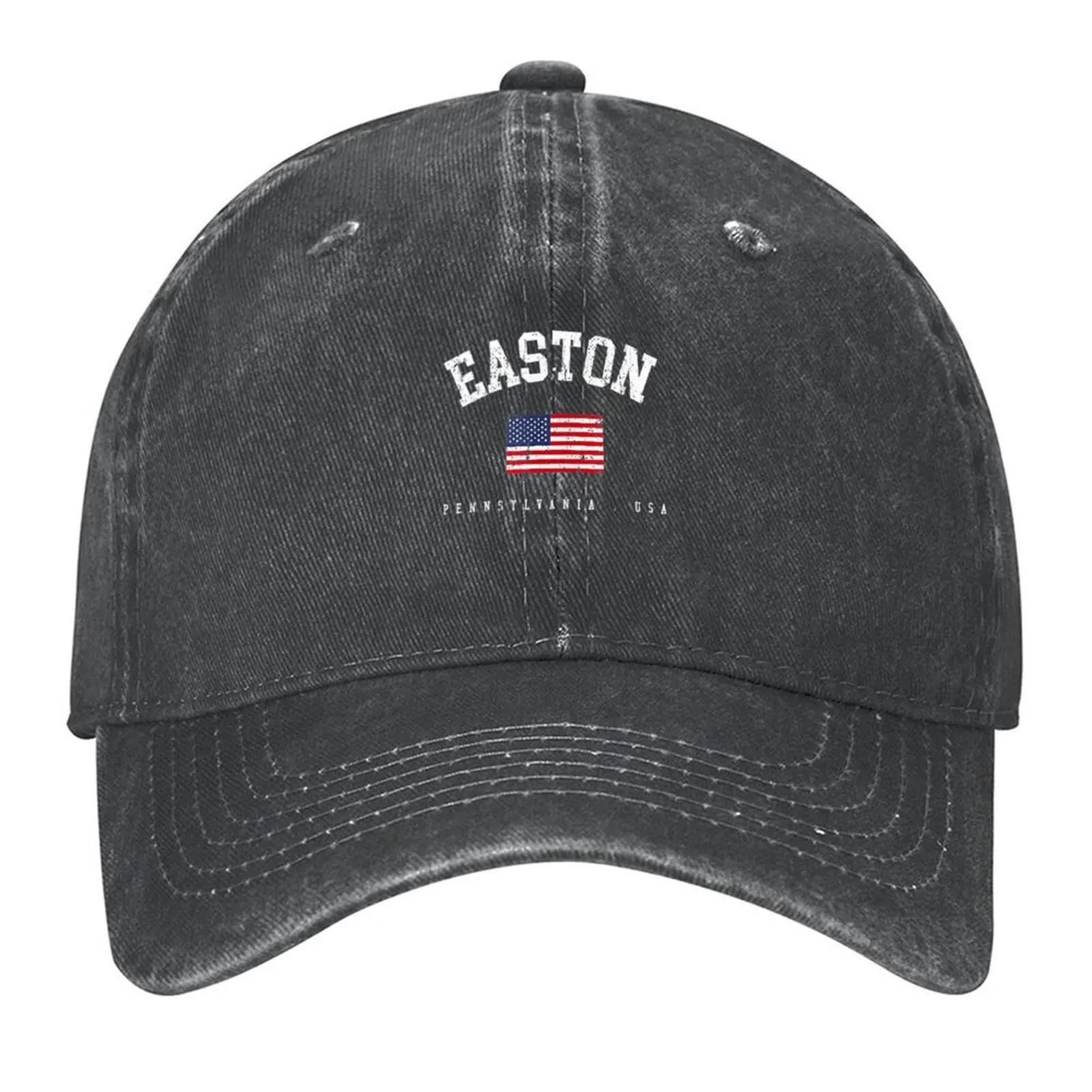 

Easton PA Retro American Flag USA City Name Baseball Cap hats on offer Vintage foam party Hat Women's Beach Men's