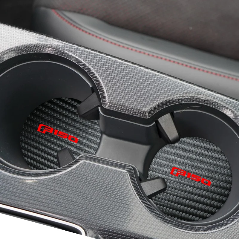 Car water coaster storage slot mat car interior decoration supplies suitable for Ford f150 f-150 raptor svt Pickup