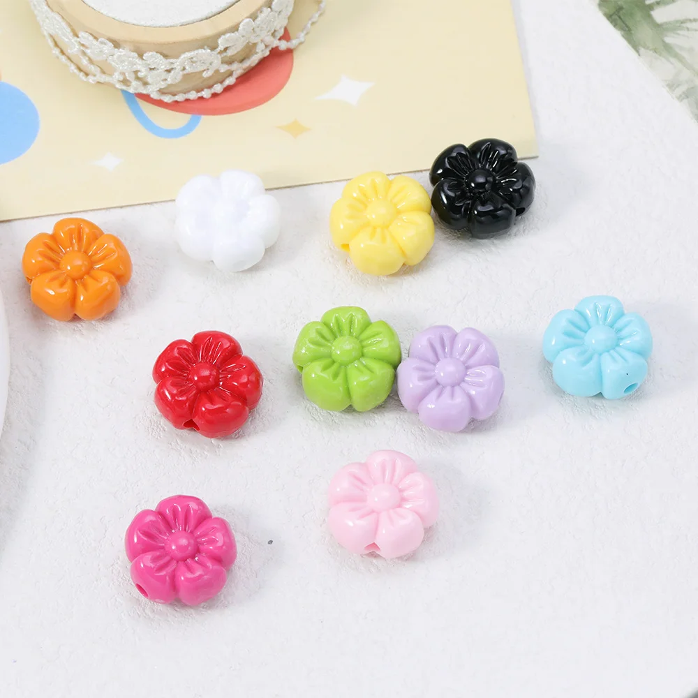 

Сердечный дизайн 220 шт. 19*19 мм DIY необычные бусины/сплошной эффект/ручная работа/фурнитура и компоненты для ювелирных изделий/форма цветка/акрил # 18608