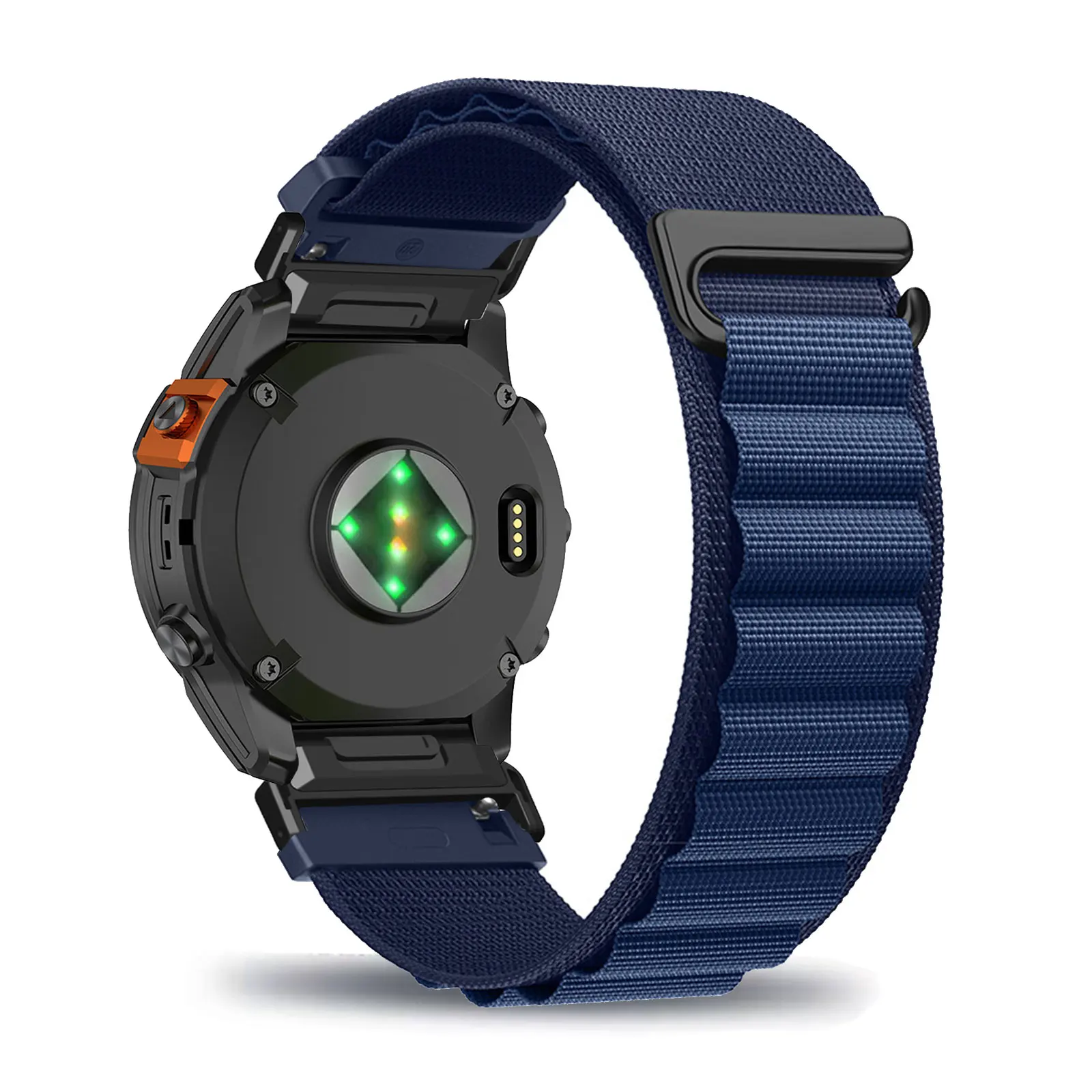 C-Typ-Schnallenbänder für Garmin Fenix 7X Pro/7X/7X Sapphire Solar/7X Solar/3/3 HR/3 Saphirband, atmungsaktives Nylonarmband