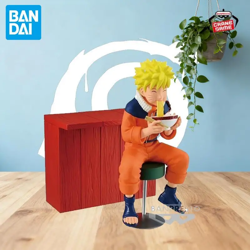 In Voorraad Bandai Originele Uzumaki Naruto Anime Figuren Action Model Cartoon Poppen Desktop Speelgoed Pvc Decor Ornamenten Festival Geschenken