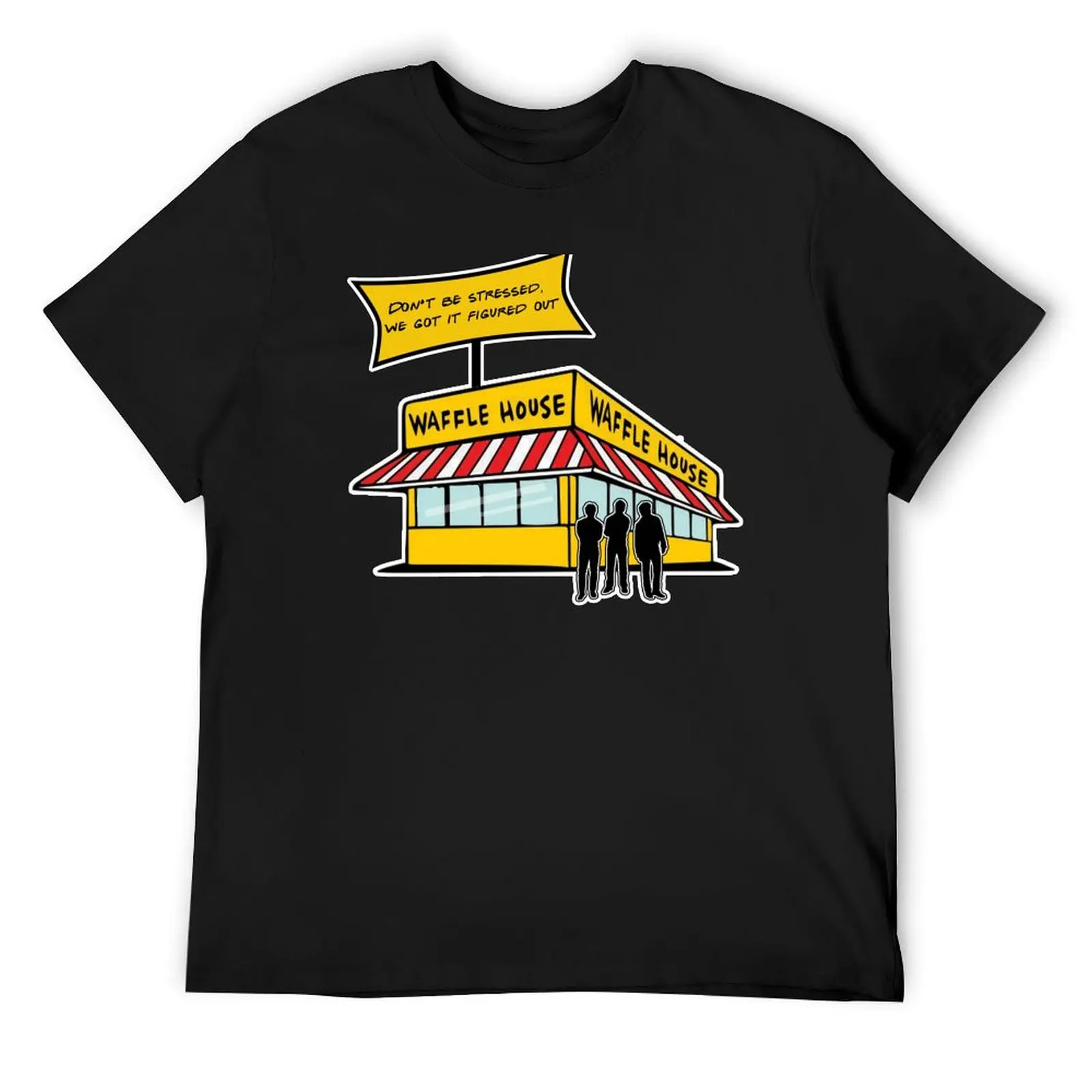 WaffleHouse T-Shirt plain sports fans quick drying vintage anime shirt tee shirts for men