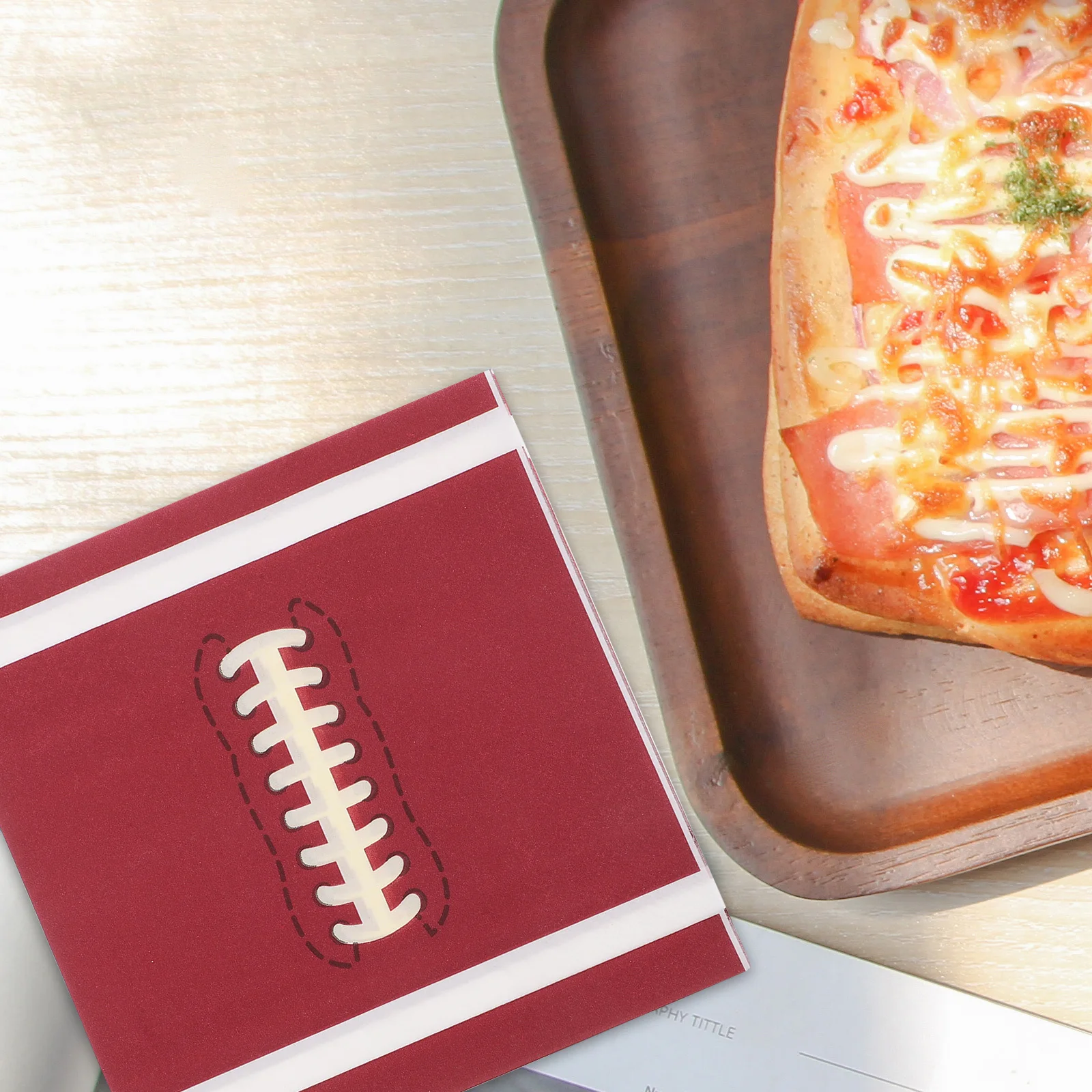 20 個サッカーナプキン厚い使い捨てペーパータオルパーティースポーツテーマ誕生日装飾カクテルランチナプキン用品