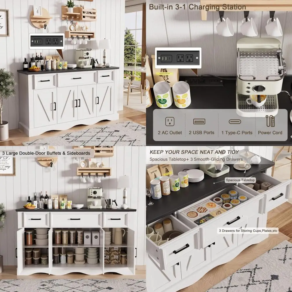 56" Large Wooden Bu…