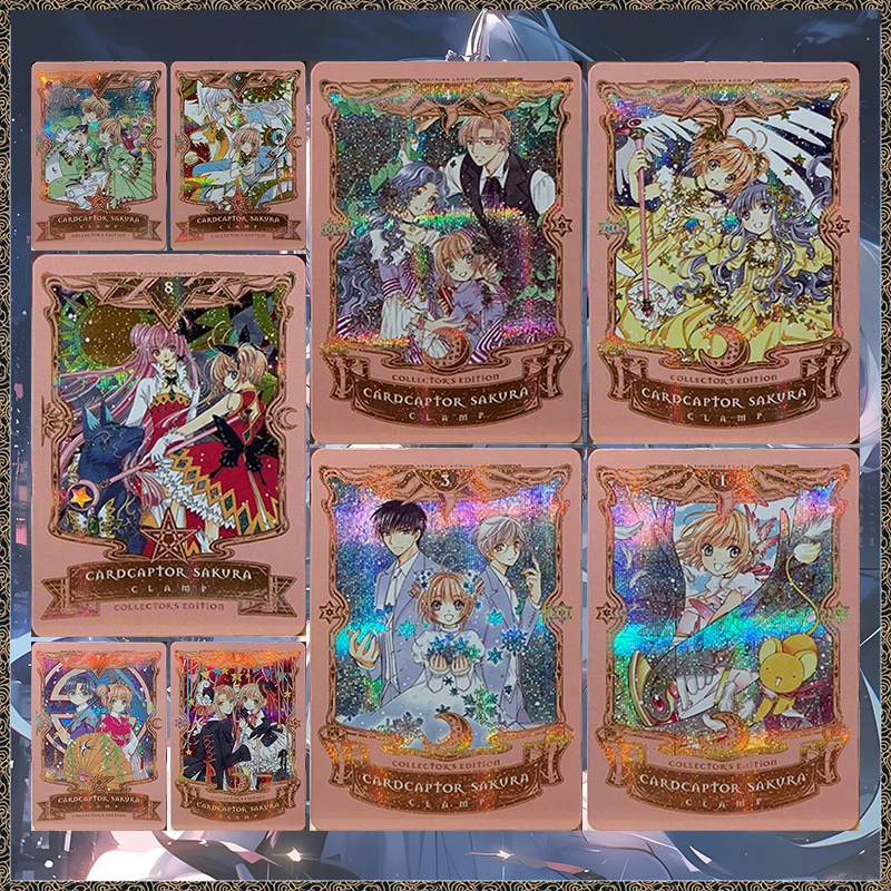 Anime Goddess Story DIY ACG Kinomoto Sakura Li Syaoran Akiho Shinomoto Kinomoto Nadeshiko Collectible Cards Birthday Toy Gift