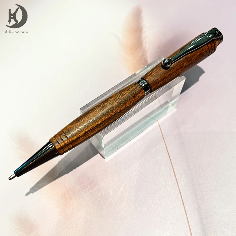1 Stück 910 Luxus-Vintage-Kugelschreiber aus schmalem Sauerholz, Business-Büro-Stift, Geschenk, cooler, schöner Gelstift aus Holz für Männer und Frauen – Detail 8