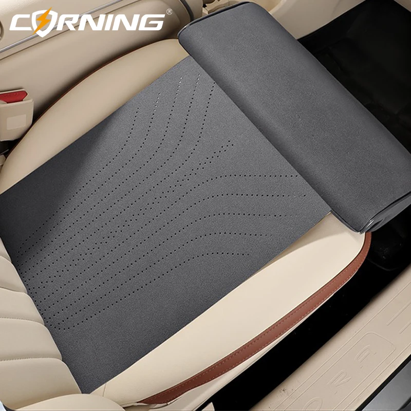 Car Seat Leg Support Extension Mat Universal Auto Extender Seat Cushion Leg Support Pillow For Driver Memory Foam Seat Padding