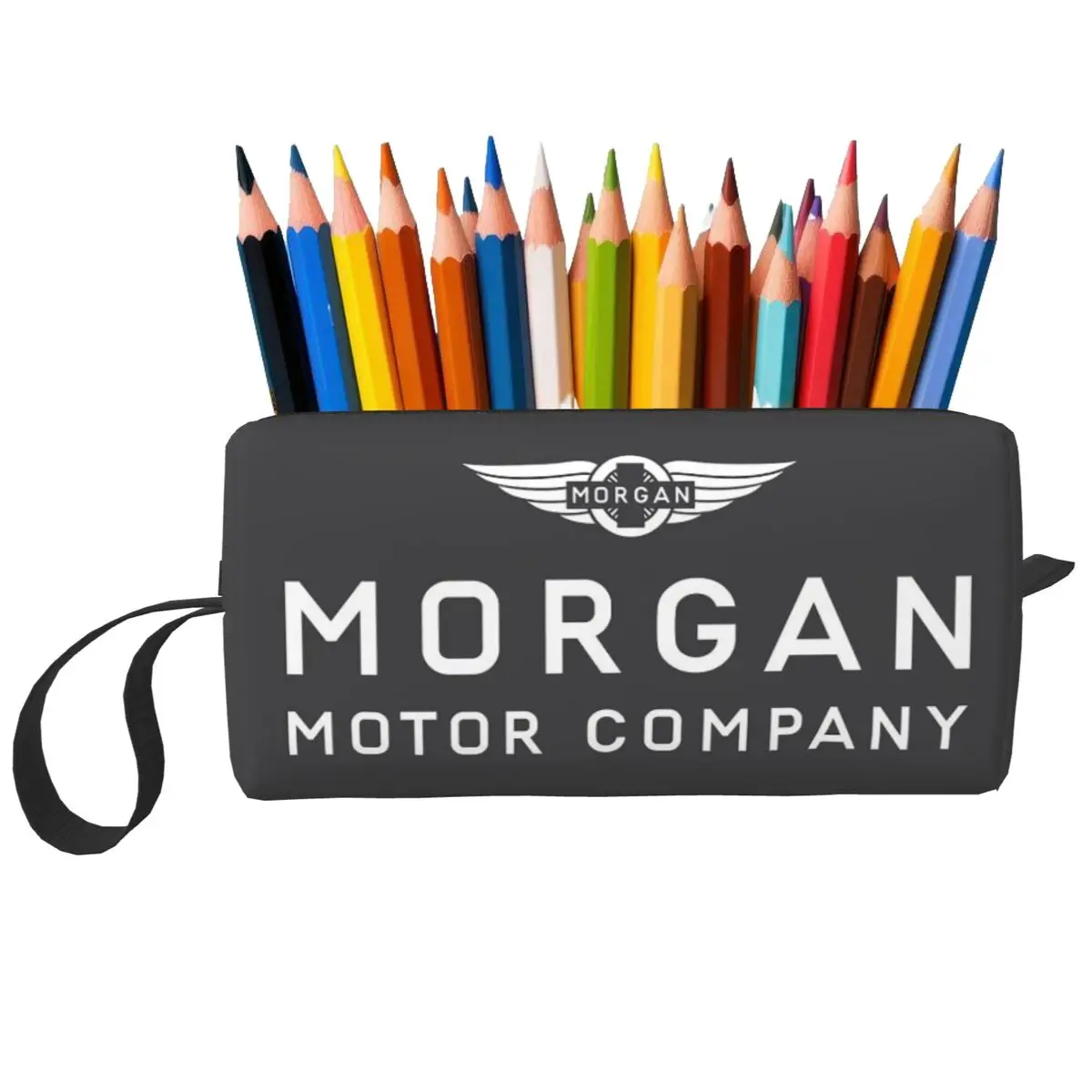 Bolsa de maquiagem da Morgan Motor Car Company, organizador de cosméticos, kit de higiene pessoal, bolsa de cosméticos para mulheres, estojo de lápis para viagem e beleza