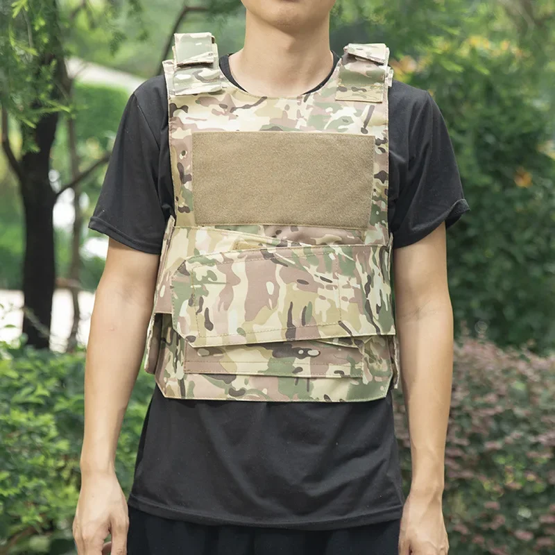 Tactical Vest Multi Functional Armor Tactical Carrier Vest CP Camo 800D Tactical Airsoft Vest Outdoor Climb Hunting Vests