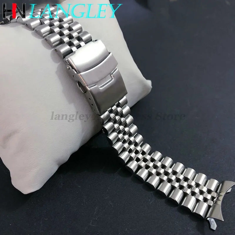 Diver Watch 18mm 19mm 20mm 21mm 22mm 316L Stainless Steel Watch Band for Seiko SKX007/009 Series Wristband Bracelet Accessories view 4