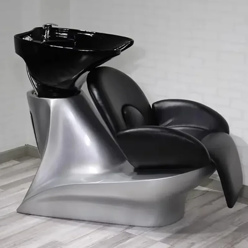 

Trendy Luxury Shampoo Bed Unique Portable Simple Fashion Hair Shampoo Bed Lounge Ergonomic Cadeira De Barbearia Furniture