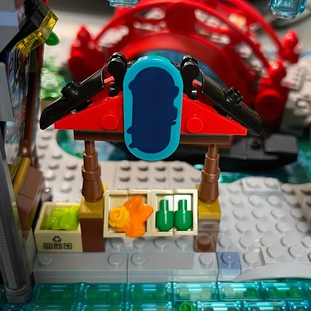 New market garden building blocks toys children Christmas birthday boy gifts Adult holiday gifts creative brick building model