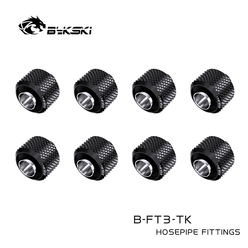 Bykski 8pcs/lot Fitting Use Inside Diameter 10mm+ Outside Diameter 16mm Hose 3/8