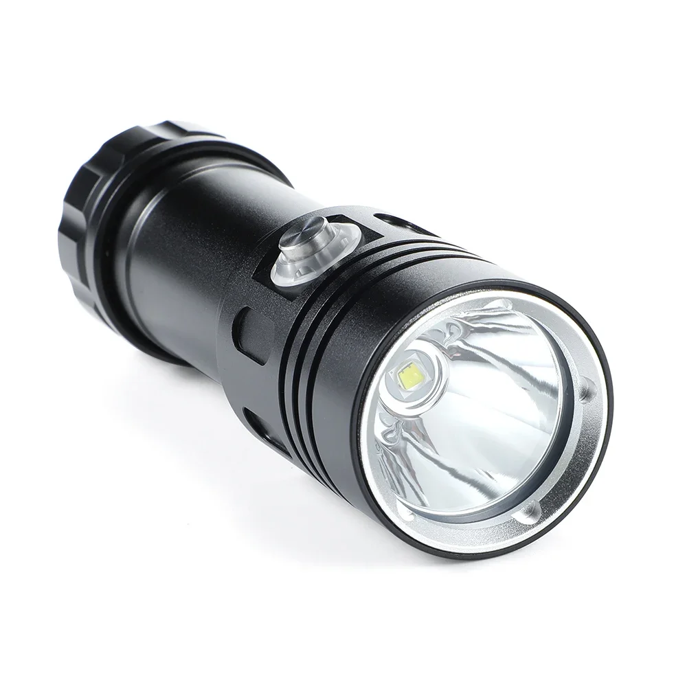 

Diving Light 2000 Lumens Super Bright Scuba Dive Flashlight IP68 Waterproof For 100m Underwater Diving Catching Fish Lamp