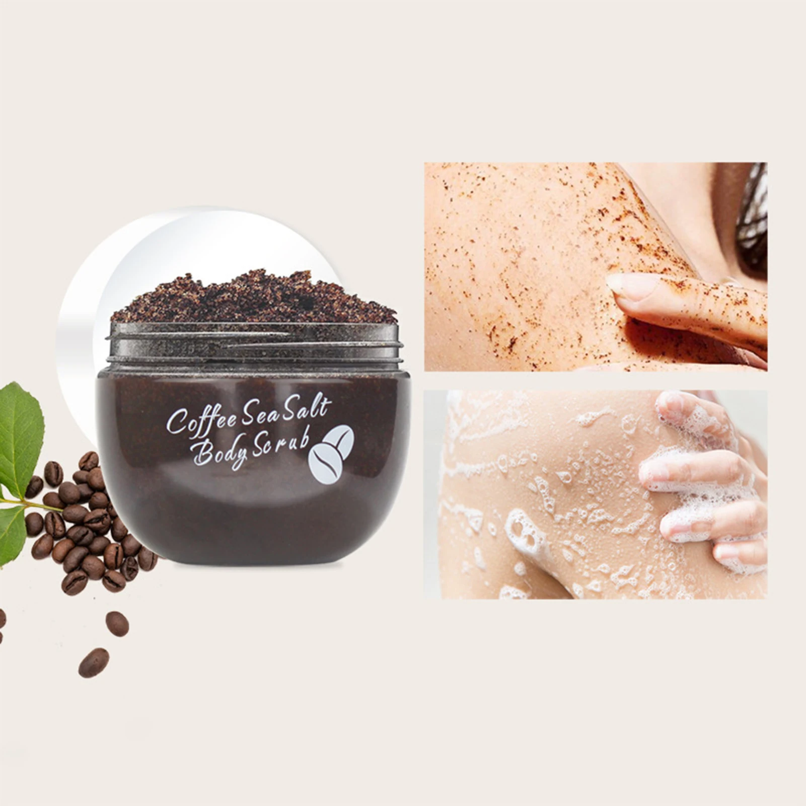 

Exfoliating Coffee Scrub For Glowing Smoothing Skin Dead Skin Scars Wrinkles Cleansing Exfoliating Bath Salt For Daily Use