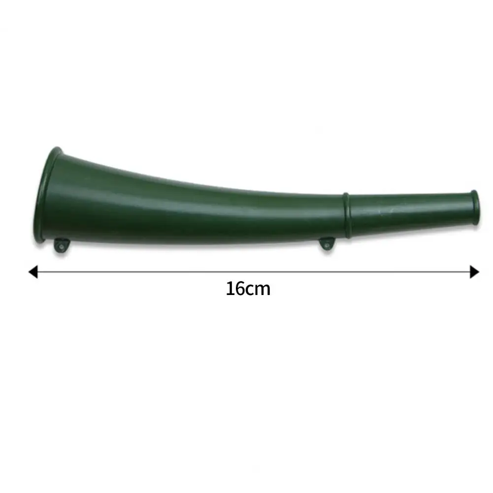 Training Horn Lightweight Brass Horn Army Green Sending Signals  Convenient Caller Military Combat Horn