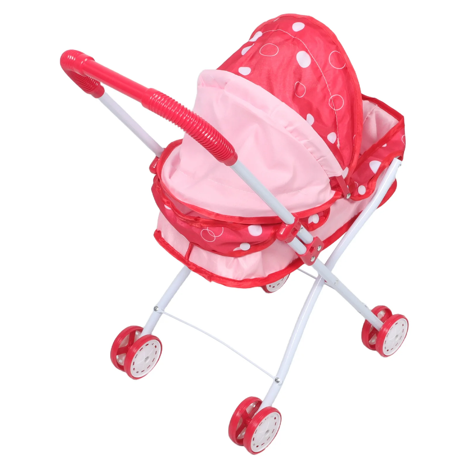 

1pcs Baby Stroller 25X20.4X9.4 Miniature Pushchair For Pretend Play Lightweight Foldable Design Kids Role Play Accessories