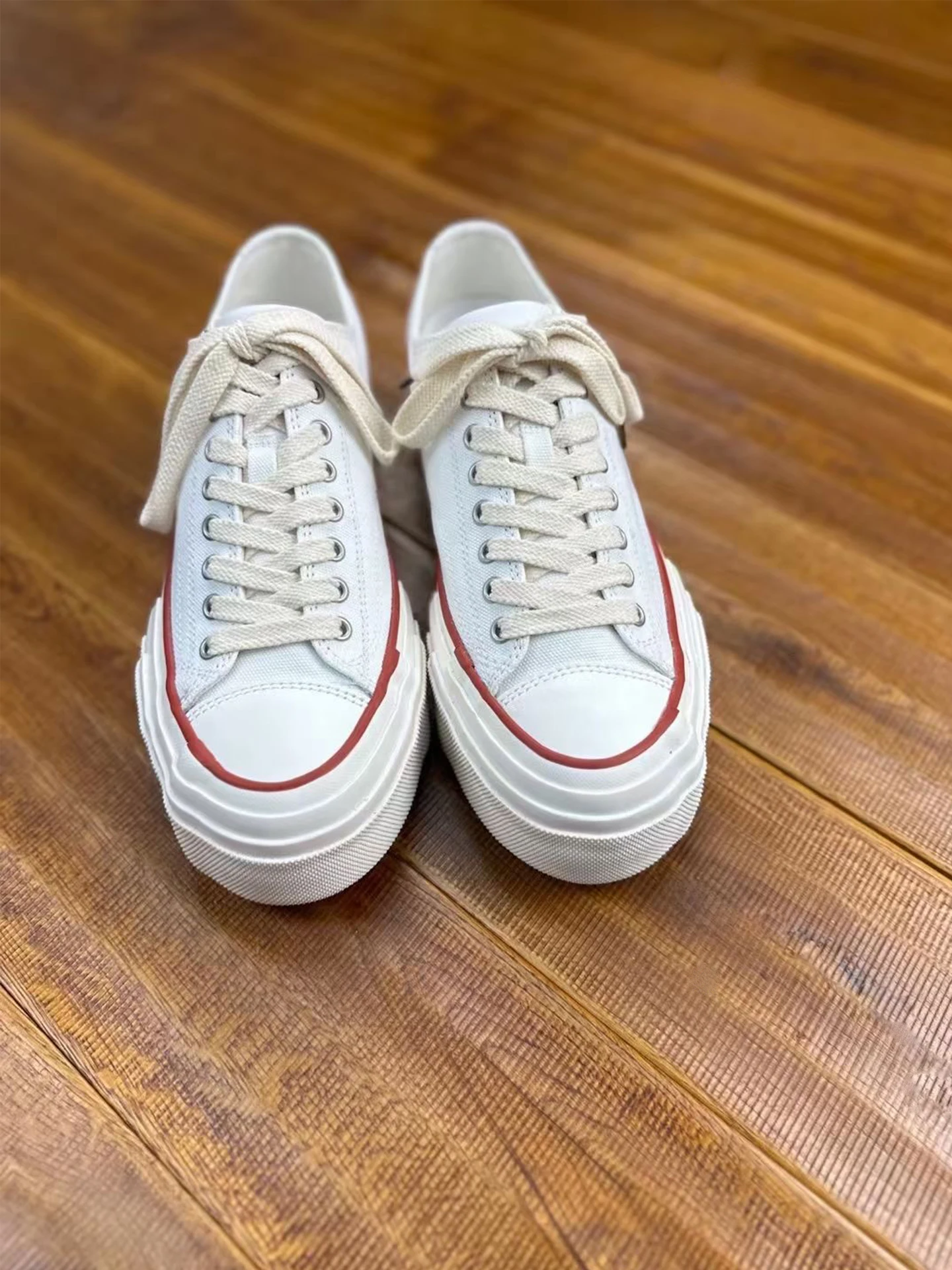 حذاء Visvim الجديد ذو الرأس الدائري كاجوال لزيادة الارتفاع