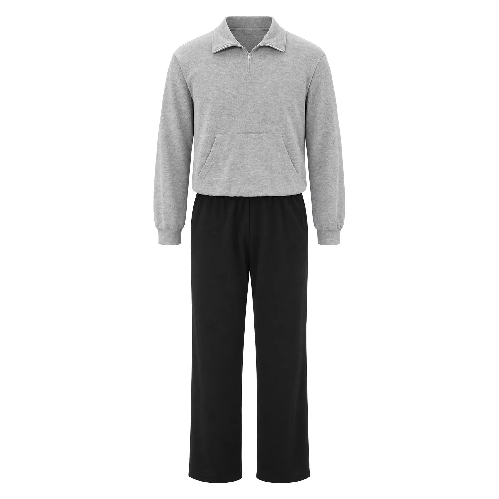 Men Women Special Needs Adaptive Clothing Long Sleeve Anti-strip Back Zipper Jumpsuit for Elderly Alzheimer Indoor Outdoor Wear