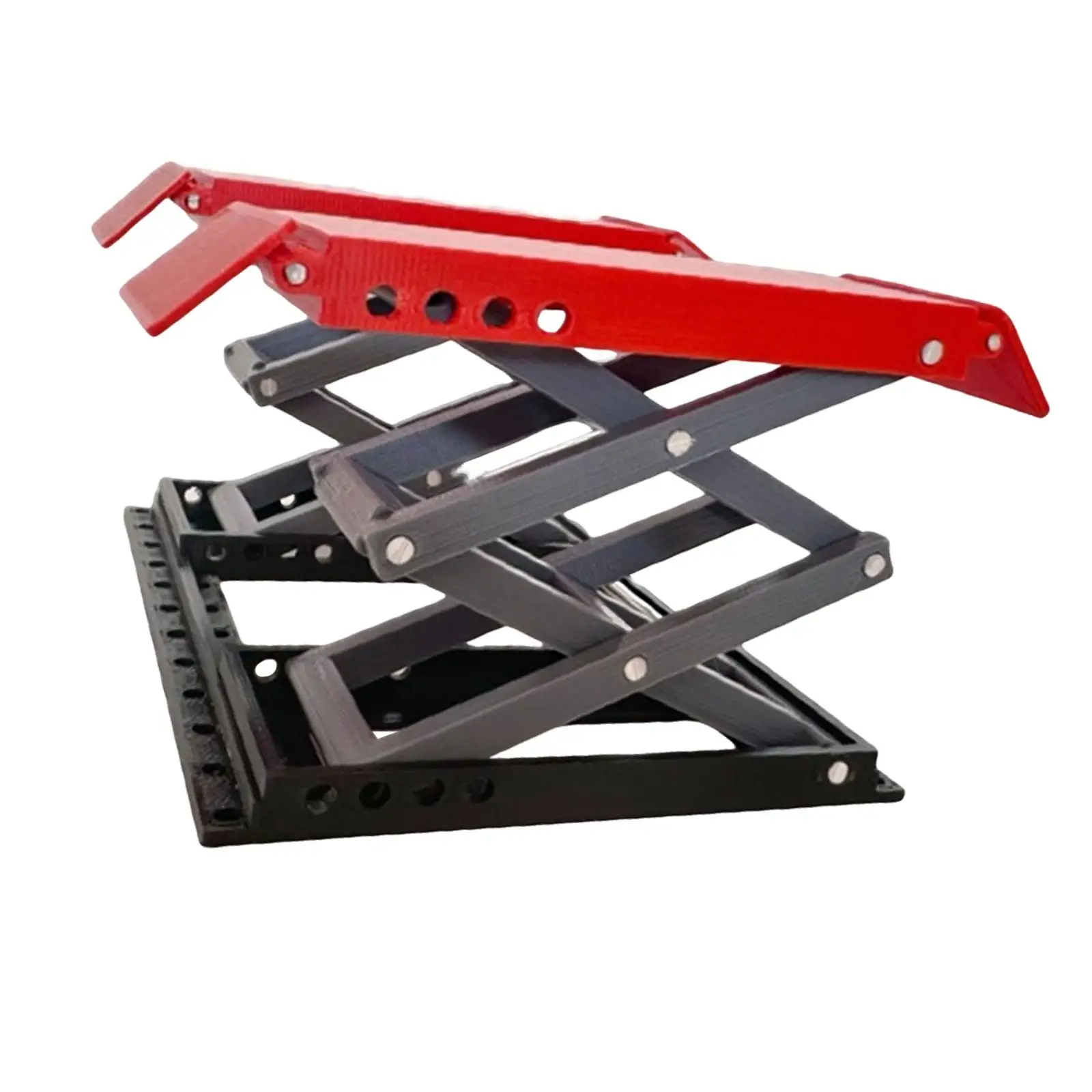RC Manual Lift Table ABS Adjustable Stand for Miniature Cars 1/18 Crawler Garage Hobby Scene