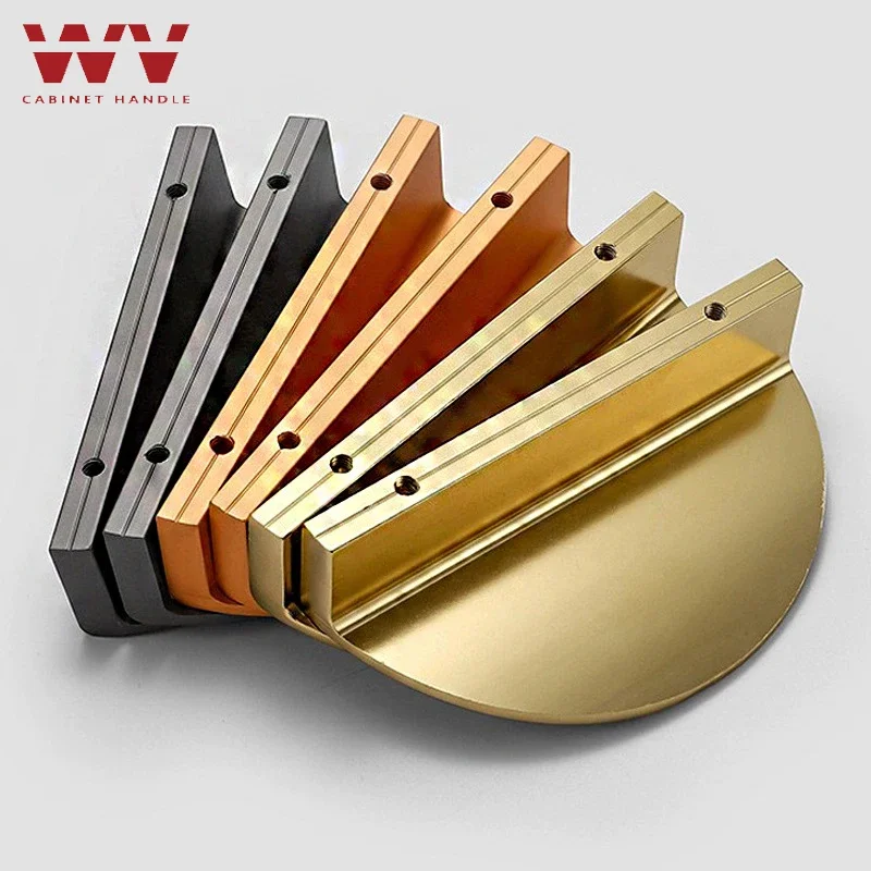 

YM Gold Triangle Kitchen Cabinet Storage Handles Dressers Cupboard Closet Wardrobe Drawer Knob Door Furniture Handle Hardware