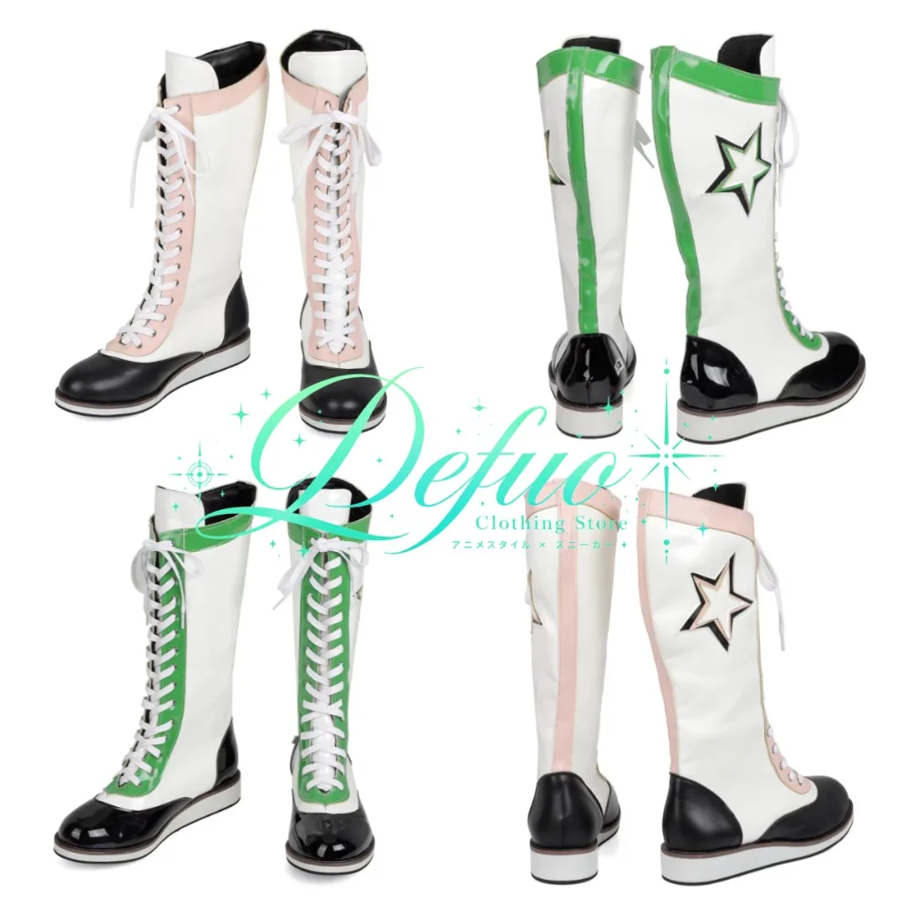 Men High Top Cosplay Boots Fighting Training Shoes for New Year Sports Event Costume Show and Photography