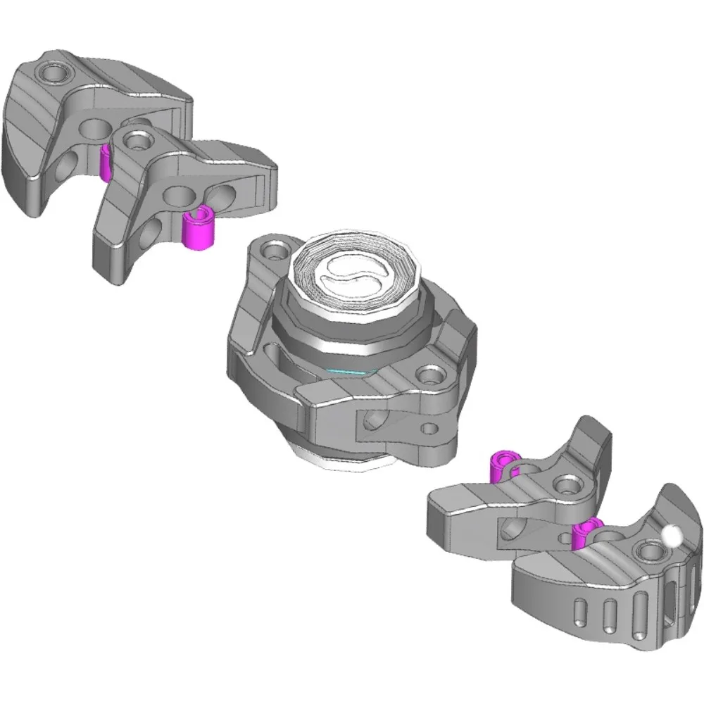 Black Mirror Design EDC Fishbone Fidget Spinner Stress Relief Toy Metal Fidget Toys Adults Office Desk Anxiety Relief Gadgets