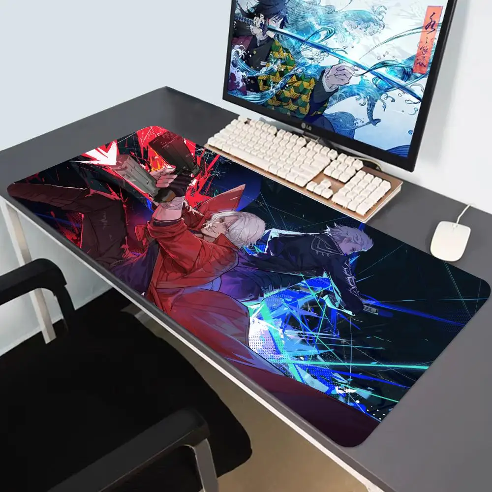 

Devil May Cry Mouse Pad Dante Vergil Nero V Large XXL Mousepad Computer Keyboard Padding Anime Gaming Accessories Desk Mat