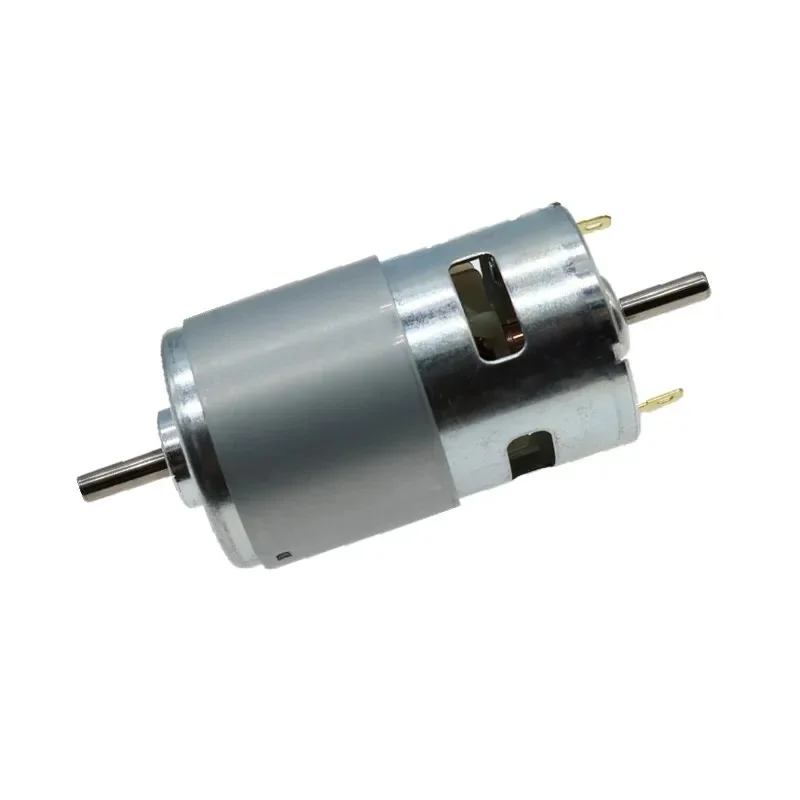 

775 DC MOTOR DC 12V-30V 100W Power Double-Shaft Large Torque Ball Bearing Motor! Bench Saw/Table Saw Drill Grinder DIY Motor