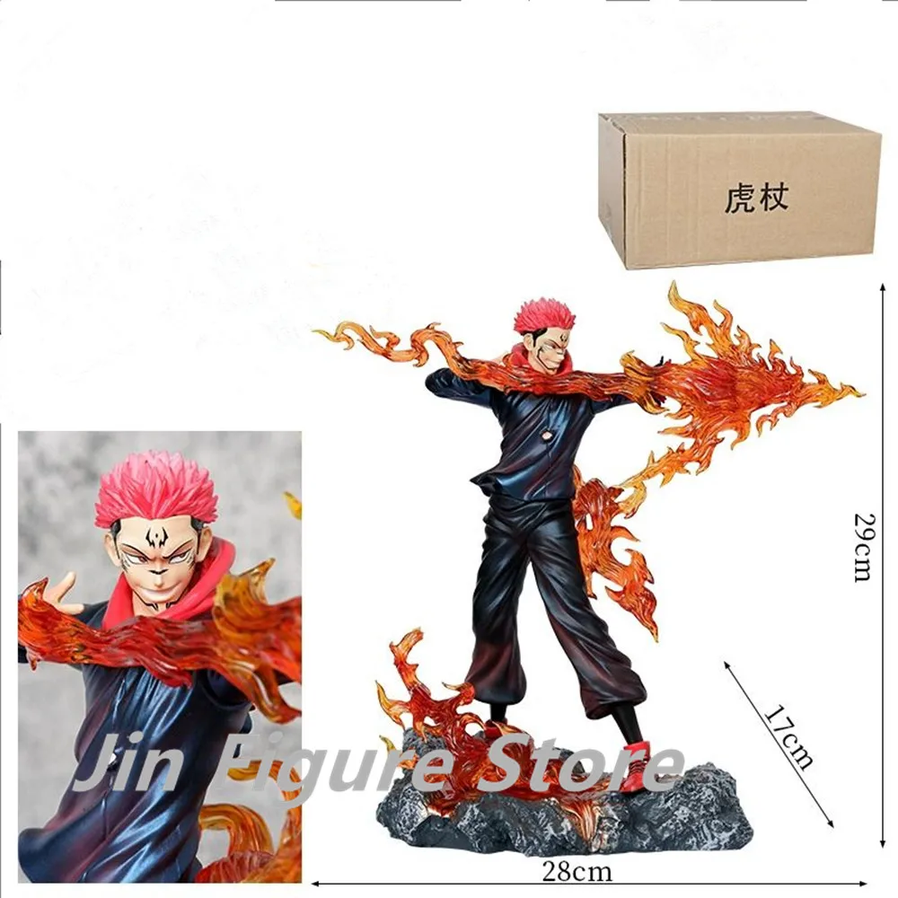 

29 см фигурка дзюдзюцу кайсен Ryomen Sukuna, экшн-фигурки, аниме-статуя, коллекция, модель, настольная кукла, орнамент, игрушки, подарки на день рождения