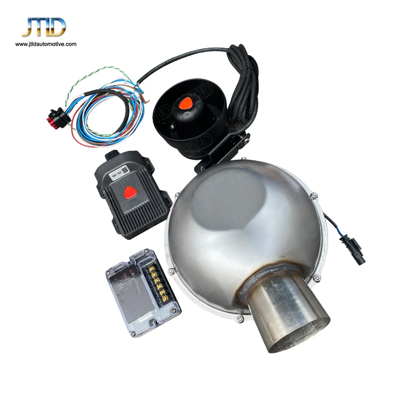 JTLD Universal Electronic Active Sound Booster Smartphone-Controlled Single Echo Speaker For Car Exhaust System Muffler Type