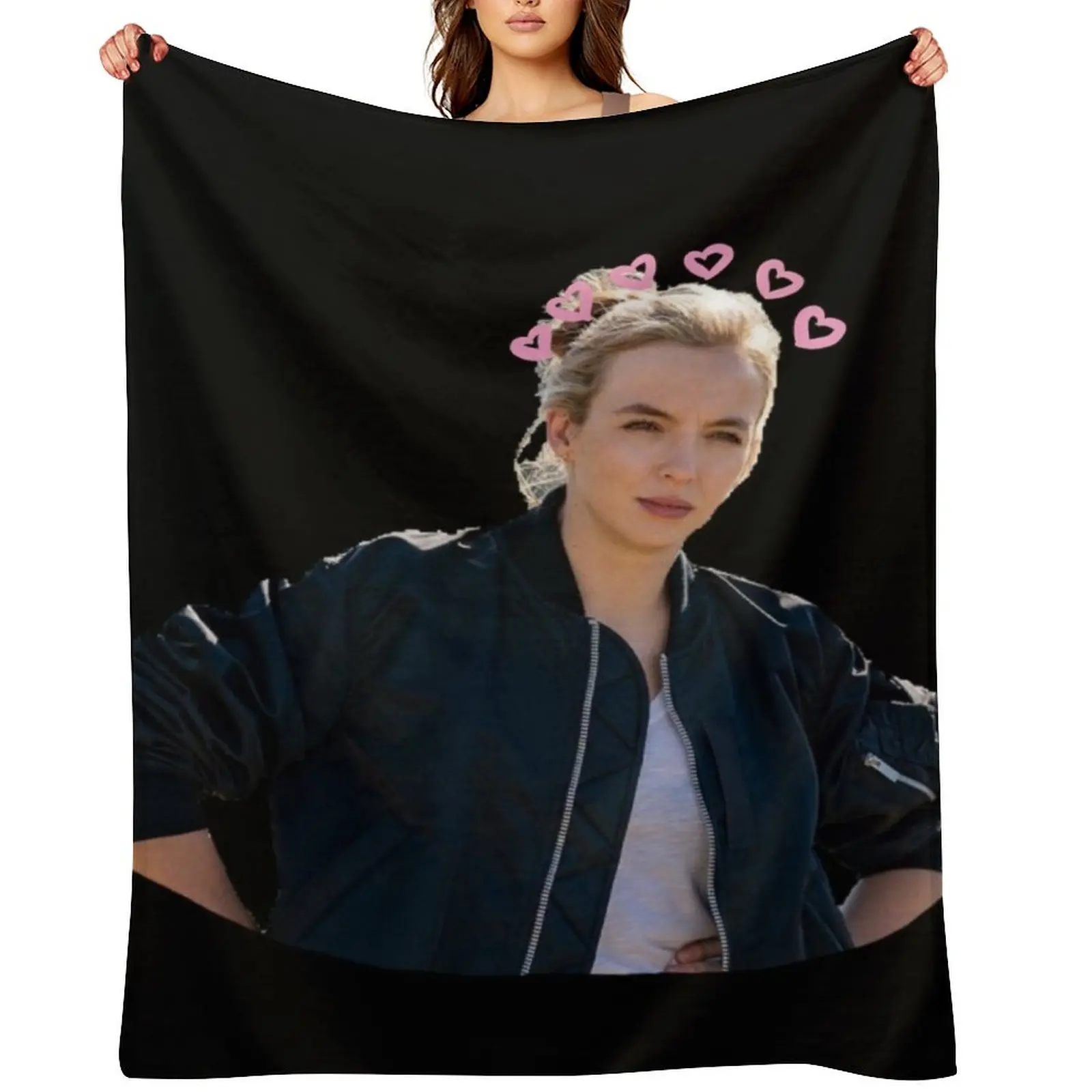 Villanelle Killing Eve Throw Blanket wednesday Bed linens Hairys for babies Luxury Throw Decoratives Blankets