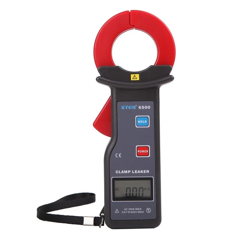 ETCR6500 ETCR6600 High Accuracy Current Clamp Leaker mA Level AC Resolution 10uA CT Integral AC With RS232 Interface Data Hold