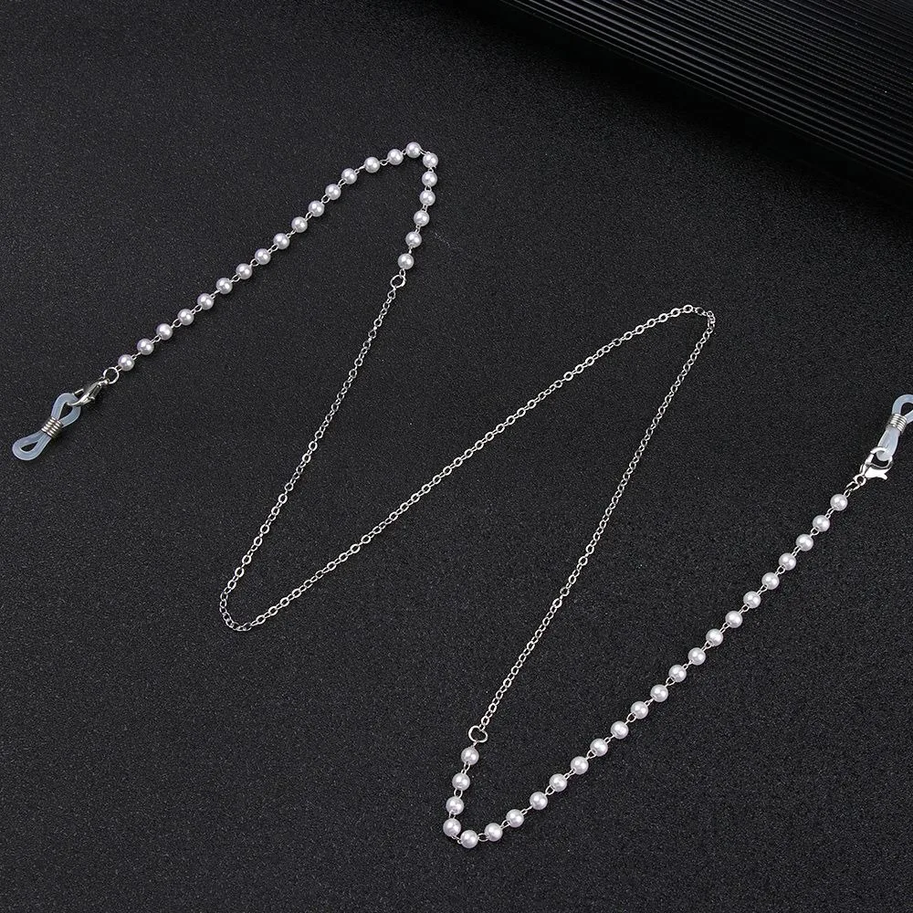Fashion Flower Beads Eyeglass Holder Handmade Anti Drop Glasses Chain Nonslip Glasses Straps Women Men