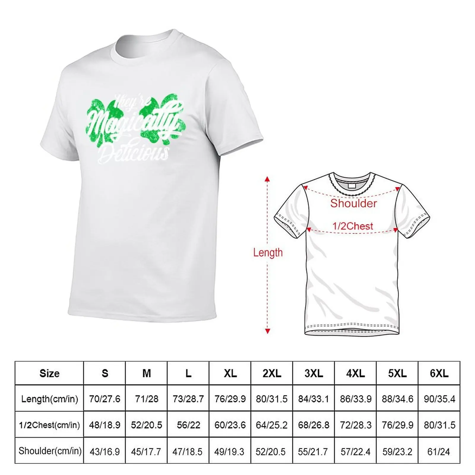 Magisch Heerlijke Shamrock Borsten T-shirt t-shirts voor mannen katoenen t-shirts voor mannen katoen zacht T-shirt