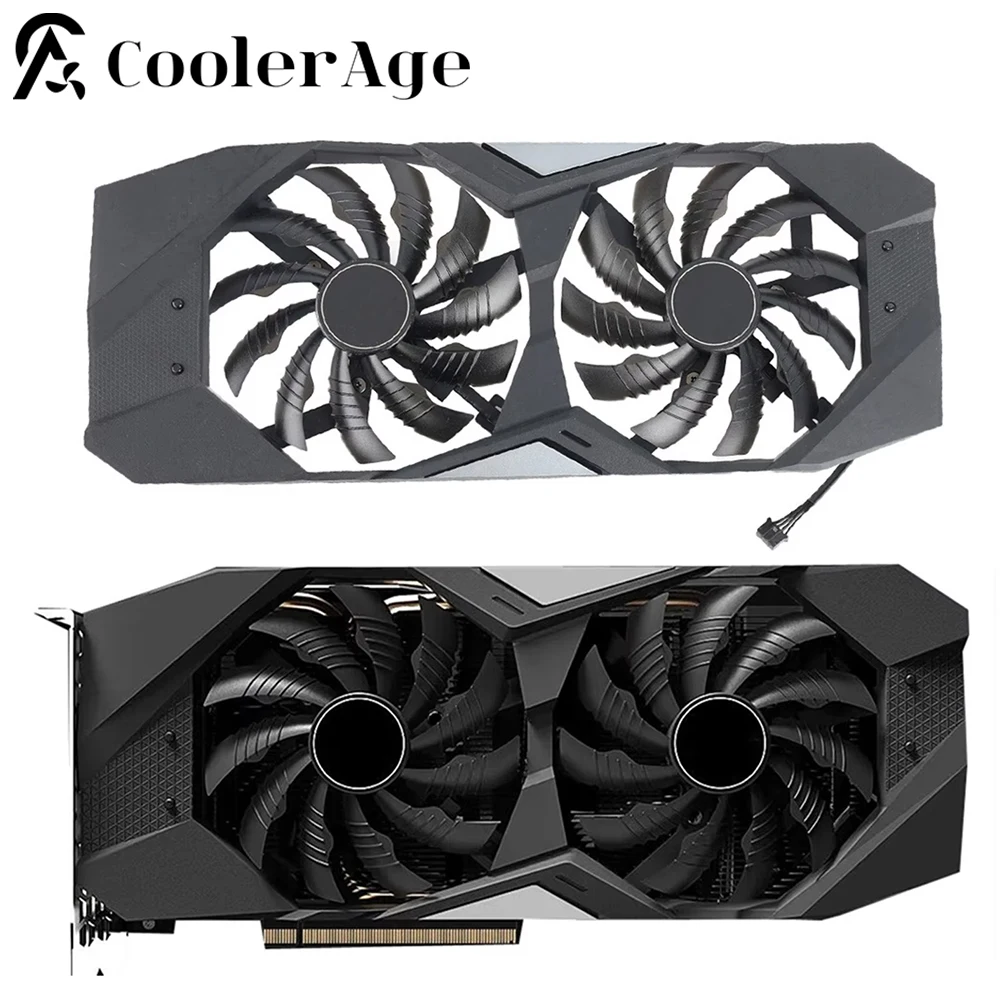 95MM PLD10010S12H GTX1660Ti GTX 1650 GPU Fan For Gigabyte RTX2070 RTX 2060 SUPER 2070 WINDFORCE Graphics Card Fan with Case