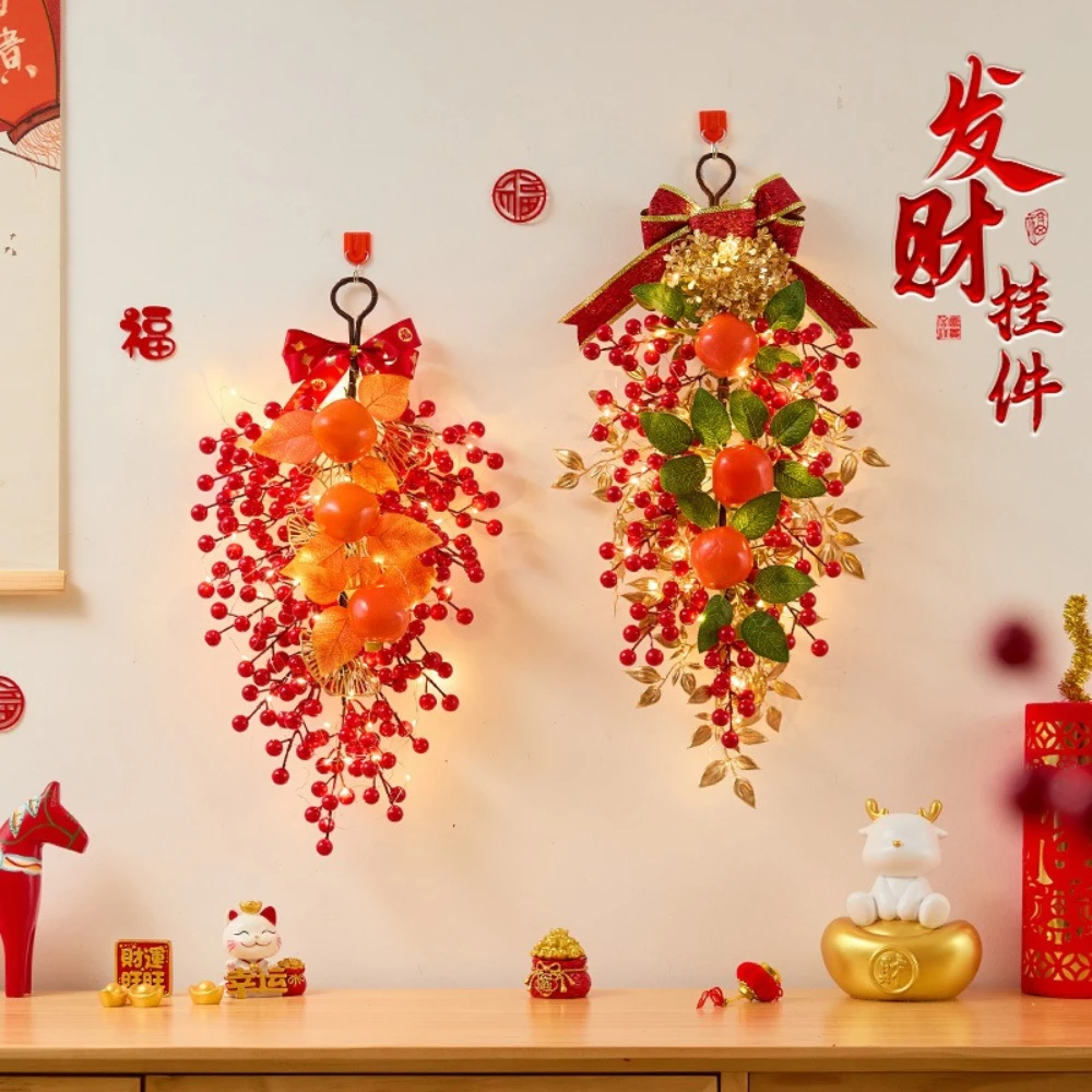 

2026 Fortune Fruit Pendant Entrance Decoration Spring Festival New Year Ornaments Housewarming Spring Festival Party Decor