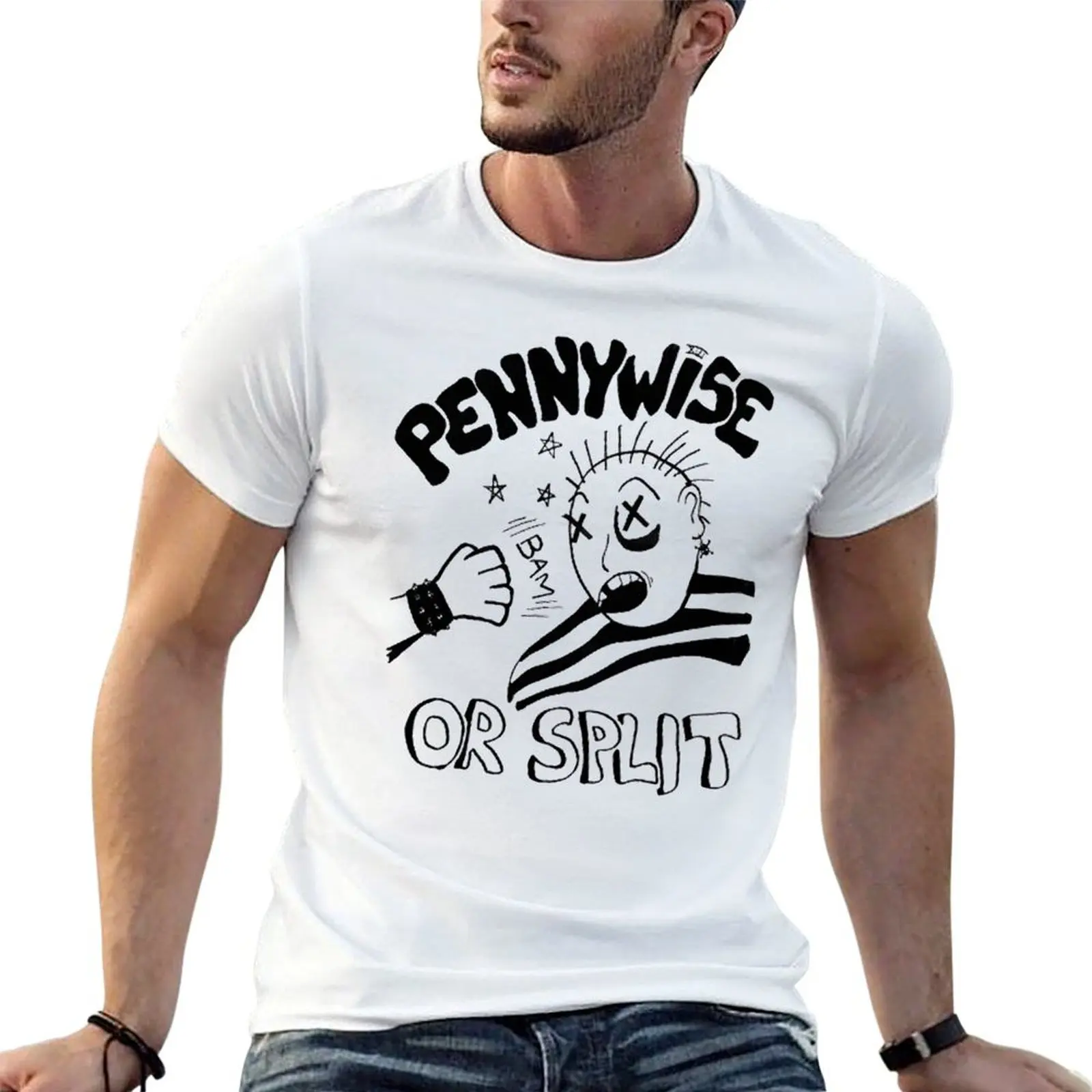 

pennywise T-Shirt man t shirt cotton high quality t shirts for man pack cotton T-Shirt