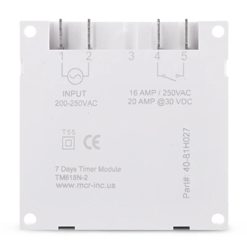 

A23F-1 PCS Sinotimer Tm618n-2 ЖК-цифровой программируемый таймер 220 В переменного тока 1,6 дюйма с реле внутри и функцией обратного отсчета времени