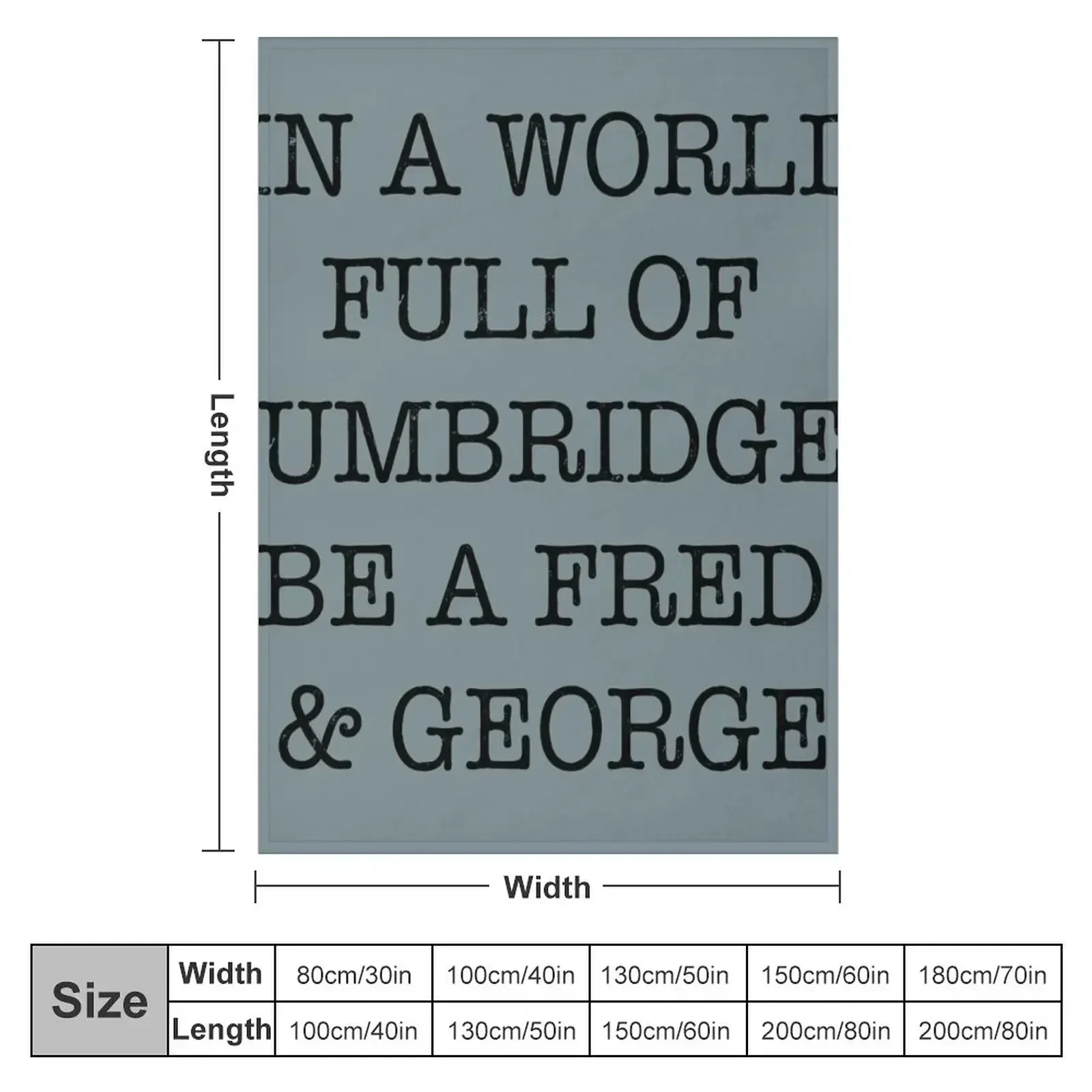 In a World Full of Umbridge: Artwork for Potter Fans Throw Blanket Thin Luxury Designer christmas gifts Soft Big Blankets