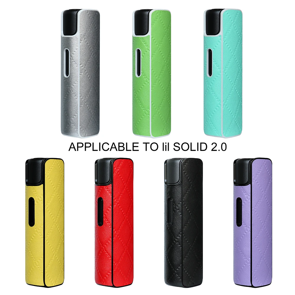 CHANCHAN for LIL Solid 2.0 Leather Colors Skin Case Replaceable E Smoking Box Cover for LIL Solid 2 Accessories