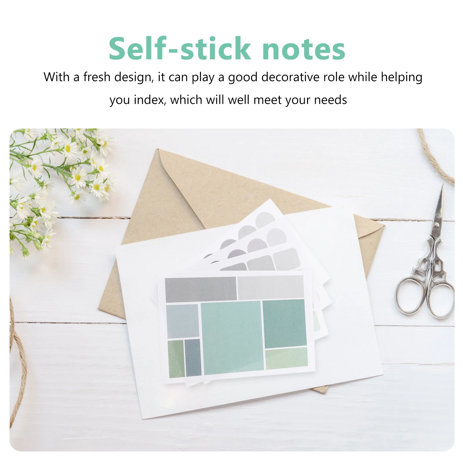 

8 Sets Sticker Sticky Filing Tabs Pastry Memo Pads Post Notes Page Flags Index Stickers