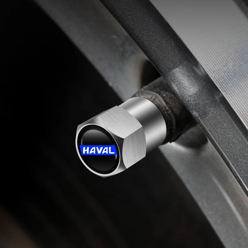 4 Stuks Auto Logo Wiel Ventiel Caps Cover Voor Grote Muur Haval Jolion H3 H5 H6 H7 H9 F7 F7x F 7 H H8 H 2S Auto Accessoires