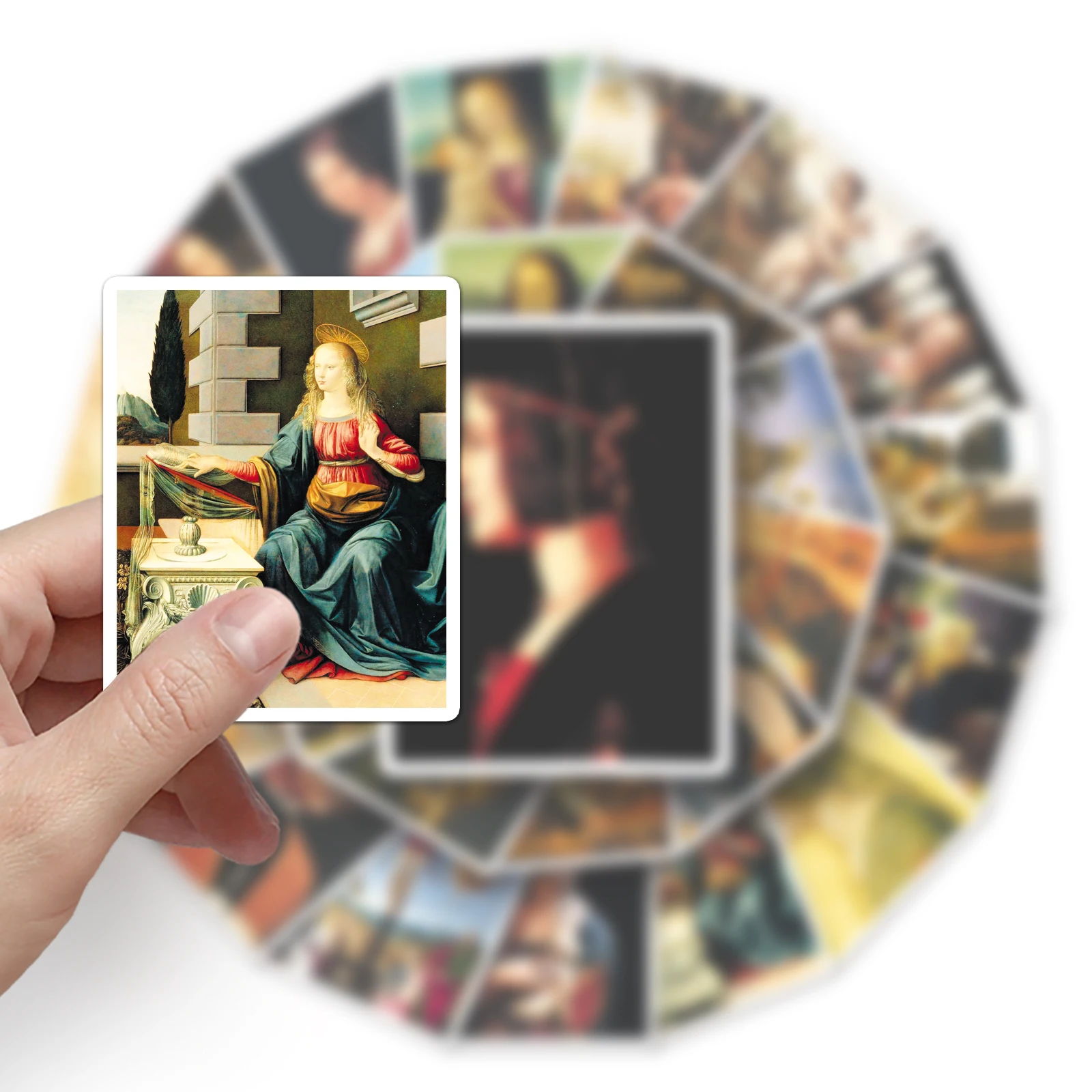 سلسلة عبقرية ملصقات كرتون ، ظريفة ، مقاومة للماء ، للتزلج على الجليد ، ريترو ، فينيل ، 50 أو 50 أو #6