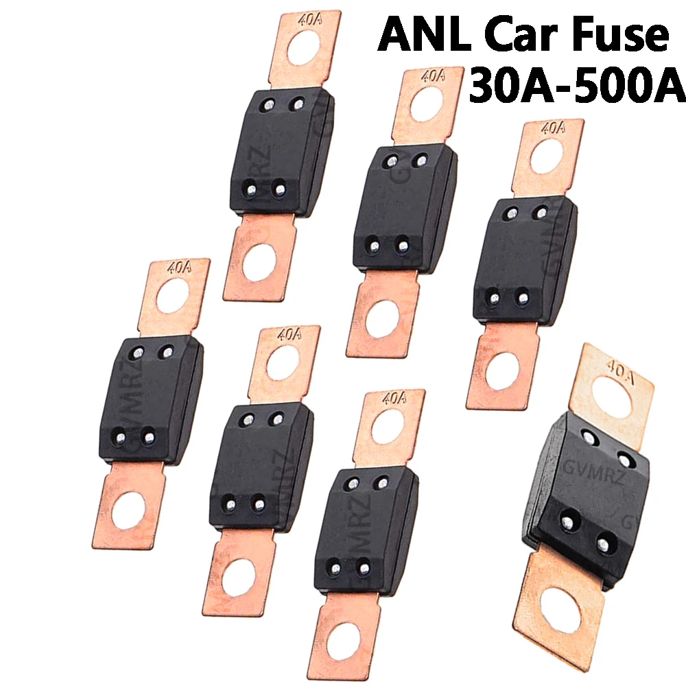 1PCS  80A 100A  60A 40A 50A 125A 175A 150A LITTEL FUSE ANL Car Fuse MEGA Bolt-on Fuse Blow A Fuse Blade Fuse 200A 250A